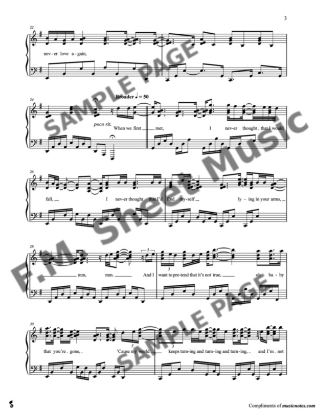 I'll Never Love Again (Advanced Piano) By Lady Gaga & Bradley Cooper